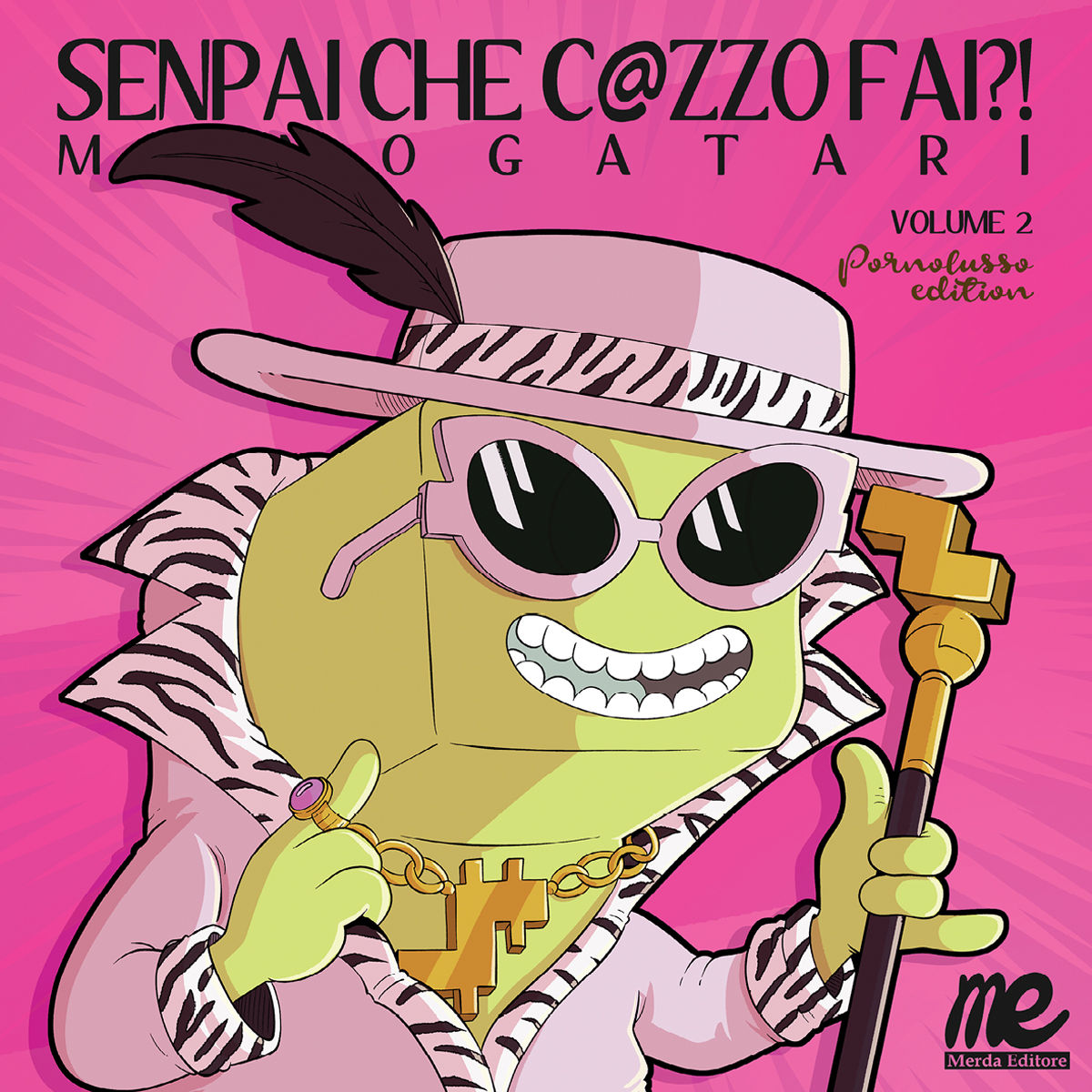Merda Editore Senpai che c@zzo fai 2 Pornolusso fumetto colori
