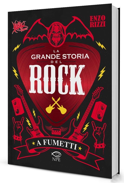 La Grande Storia del Rock a fumetti graphic novel musica