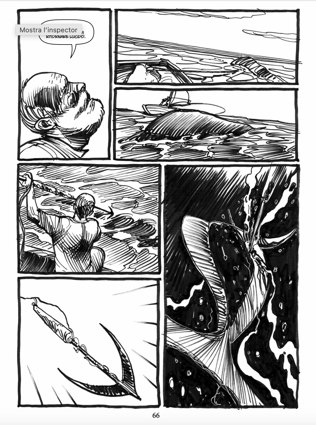 Nicola Pesce Il vecchio e il mare fumetto classico brossurato