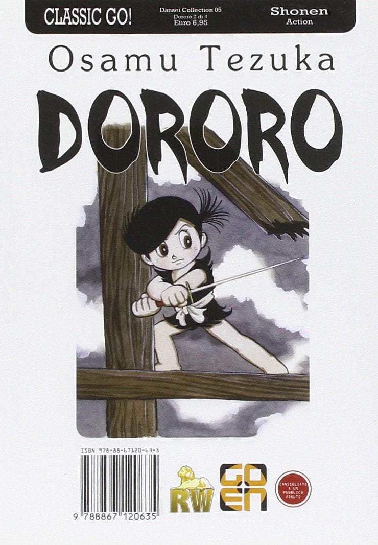 Goen Dororo 3 Dansei Collection 6 manga classico