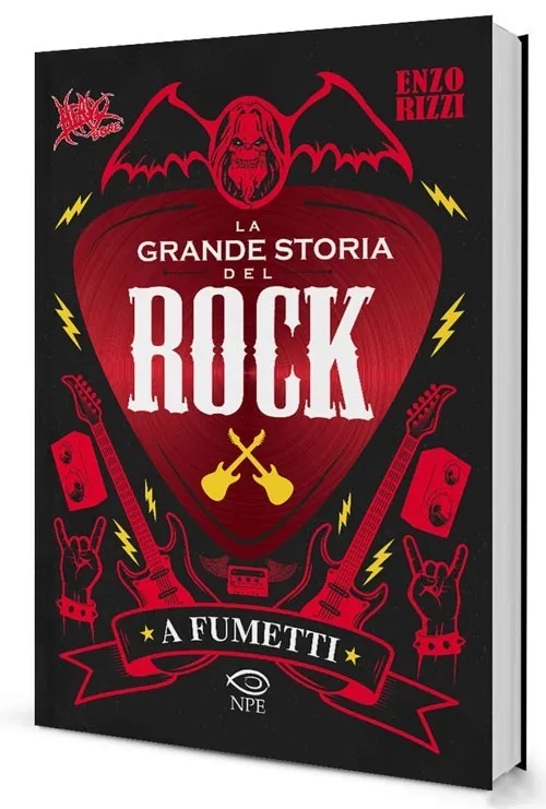 La Grande Storia del Rock a fumetti graphic novel musica