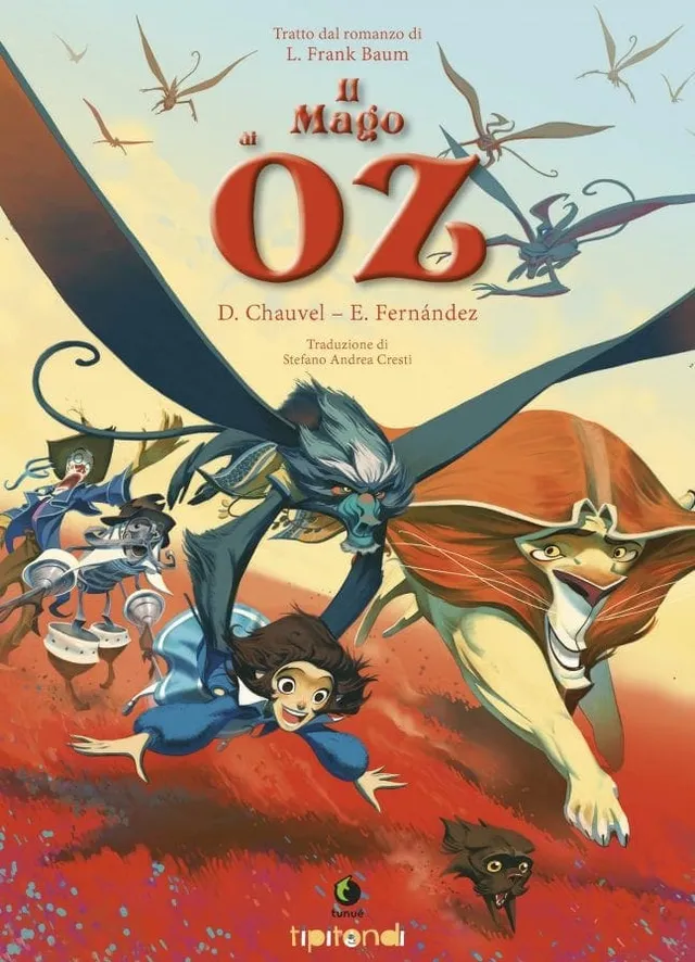Tunuè Il Mago di Oz fumetto kids Chauvel Fernandez