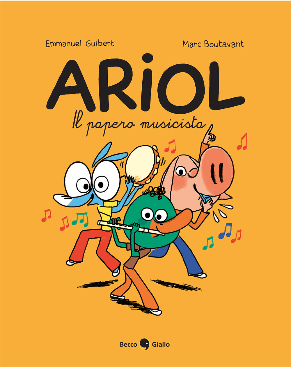 BeccoGiallo Kids Ariol 13 Il papero musicista fumetto 128 pg colori