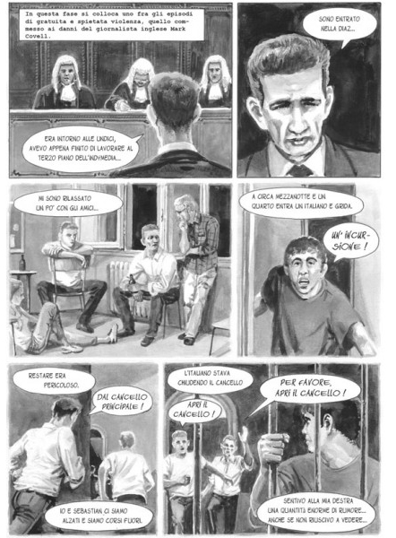 BeccoGiallo Graphic Journalism Dossier Genova G8 fumetto 144 pg