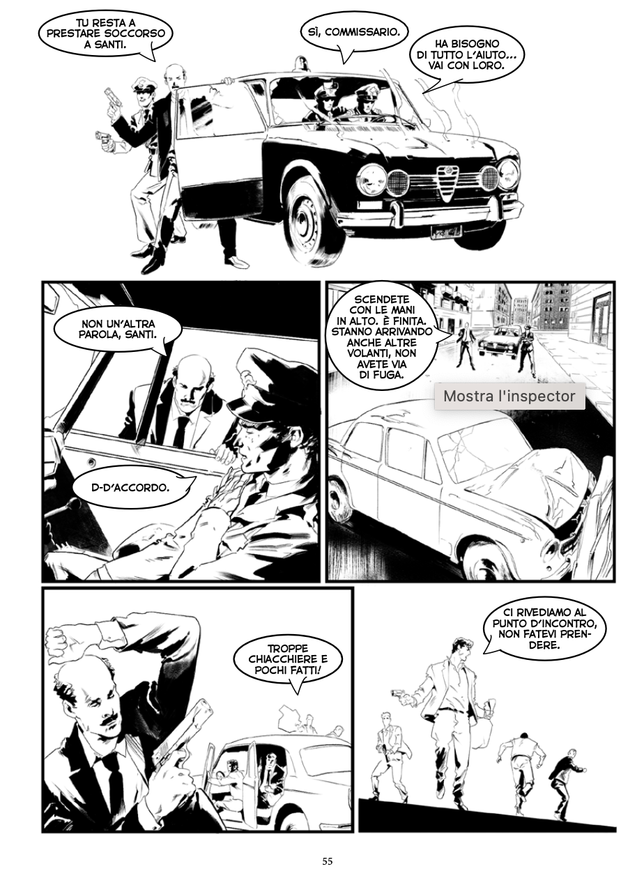 Nicola Pesce Nuvole Milano Criminale Bandito fumetto noir