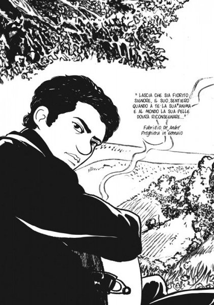 BeccoGiallo Luigi Tenco fumetto brossura 144 pagine b/n