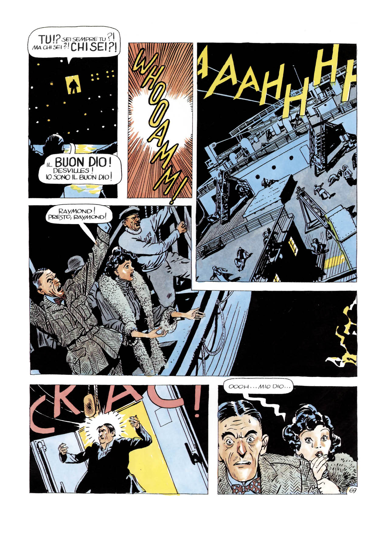 Nicola Pesce Attilio Micheluzzi Titanic fumetto brossurato