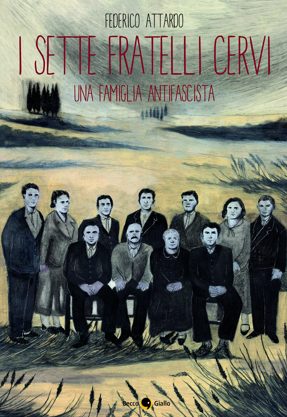 BeccoGiallo Biografie Sette Fratelli Cervi fumetto colori 128 pp.