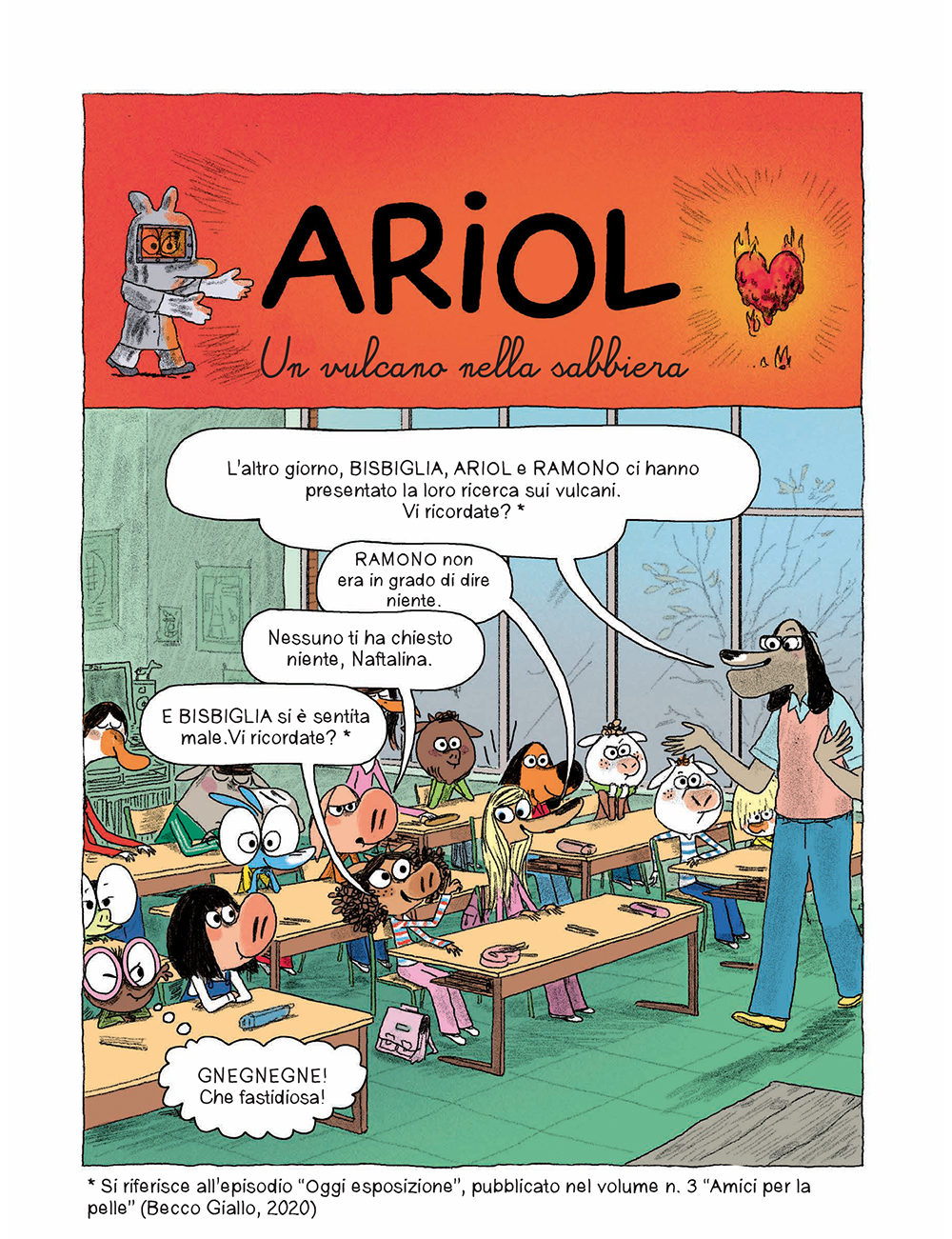BeccoGiallo Kids Ariol Lasciate stare Pastrucchio fumetto 128 pagine