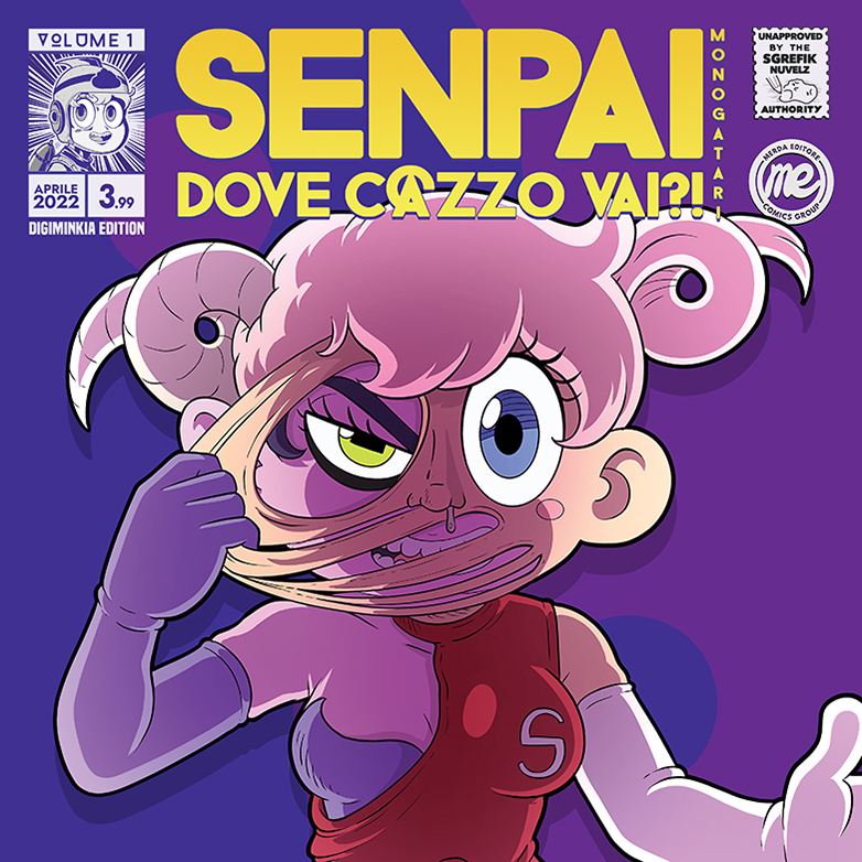 Merda Editore Senpai dove c@zzo vai 1 Digiminkia fumetto