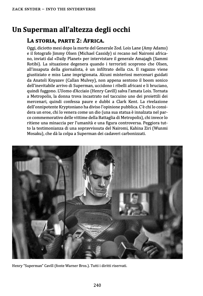 Nicola Pesce Zack Snyder Into the Snyderverse libro