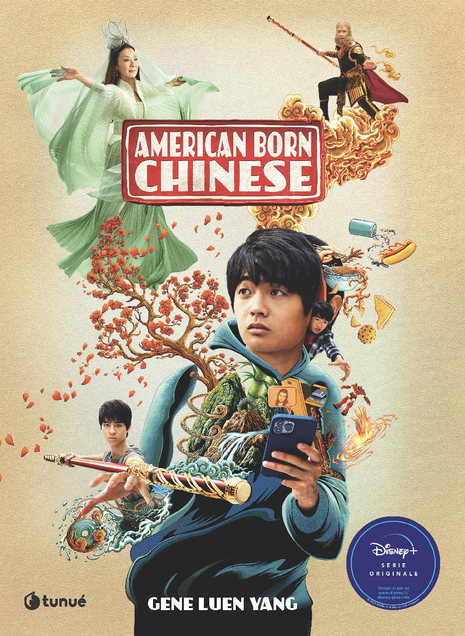 Tunuè American Born Chinese fumetto tie-in sovraccoperta