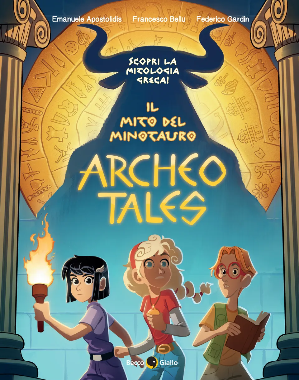 BeccoGiallo Kids Archeo Tales Minotauro fumetto 136 pp. colori