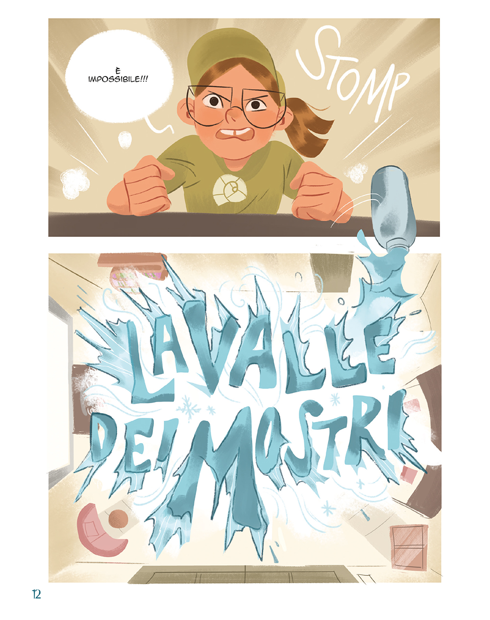 BeccoGiallo Kids Paleo Stories La valle dei mostri fumetto 112 pp colori