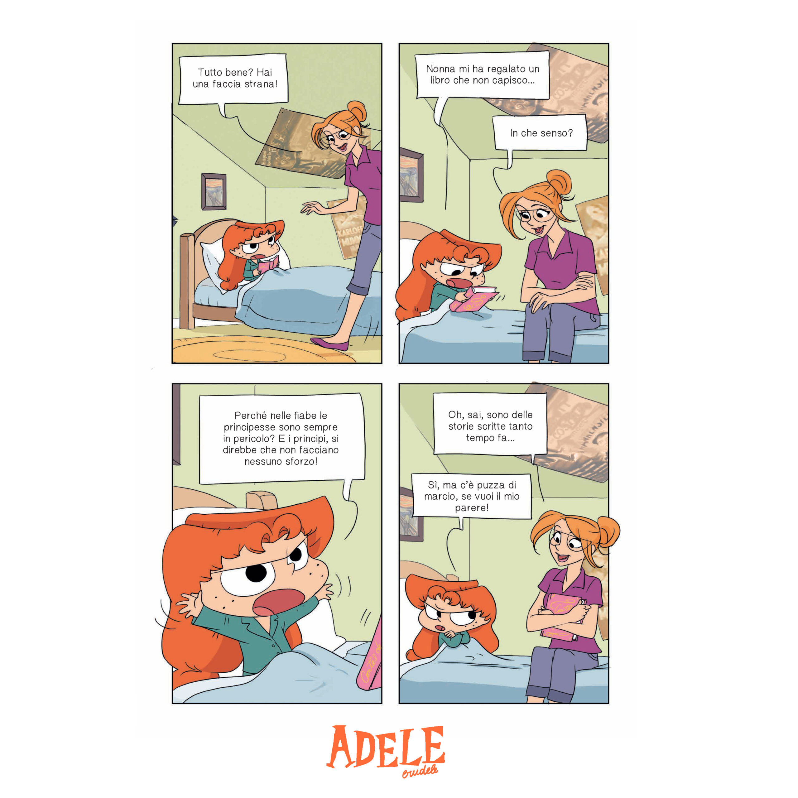BeccoGiallo Kids Adele Crudele nel paese delle Fiabe Sfatate fumetto
