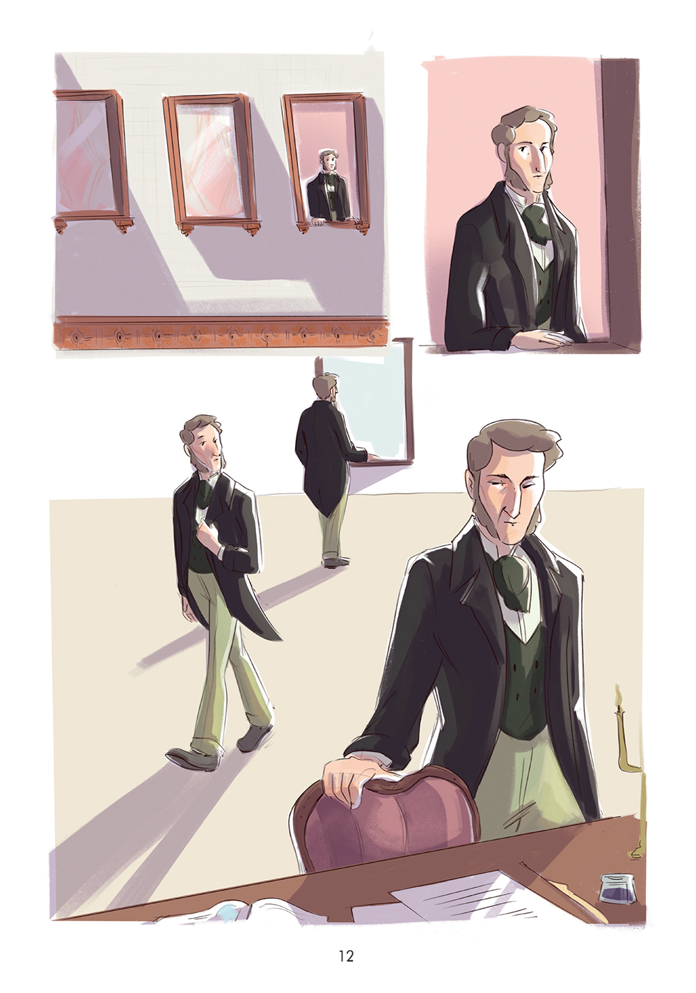 BeccoGiallo Biografie Alessandro Manzoni fumetto cartonato a colori