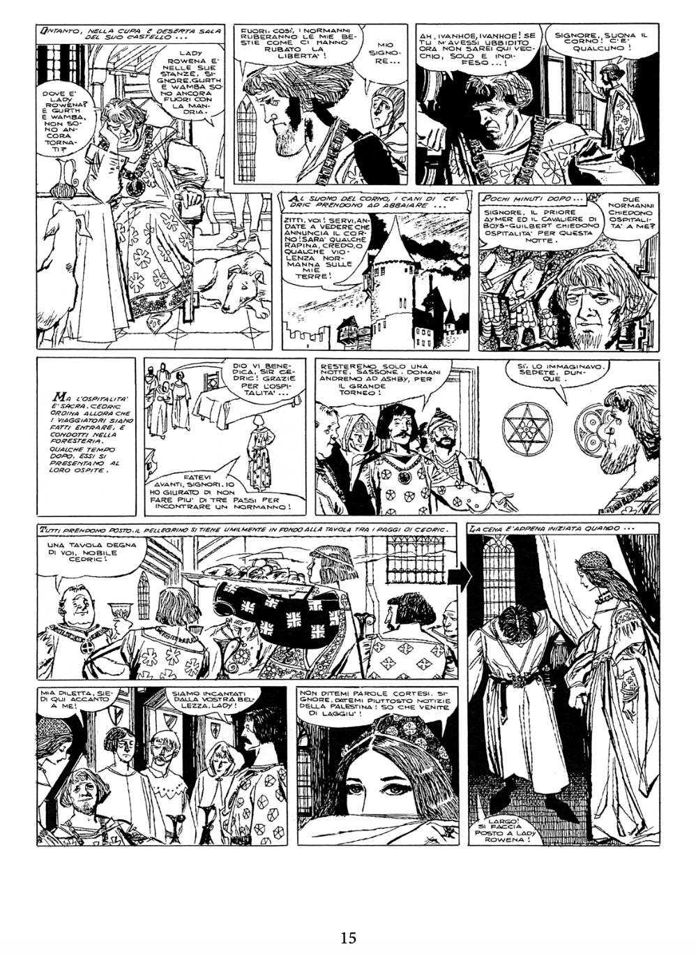 Nicola Pesce Ivanhoe fumetto classico brossurato