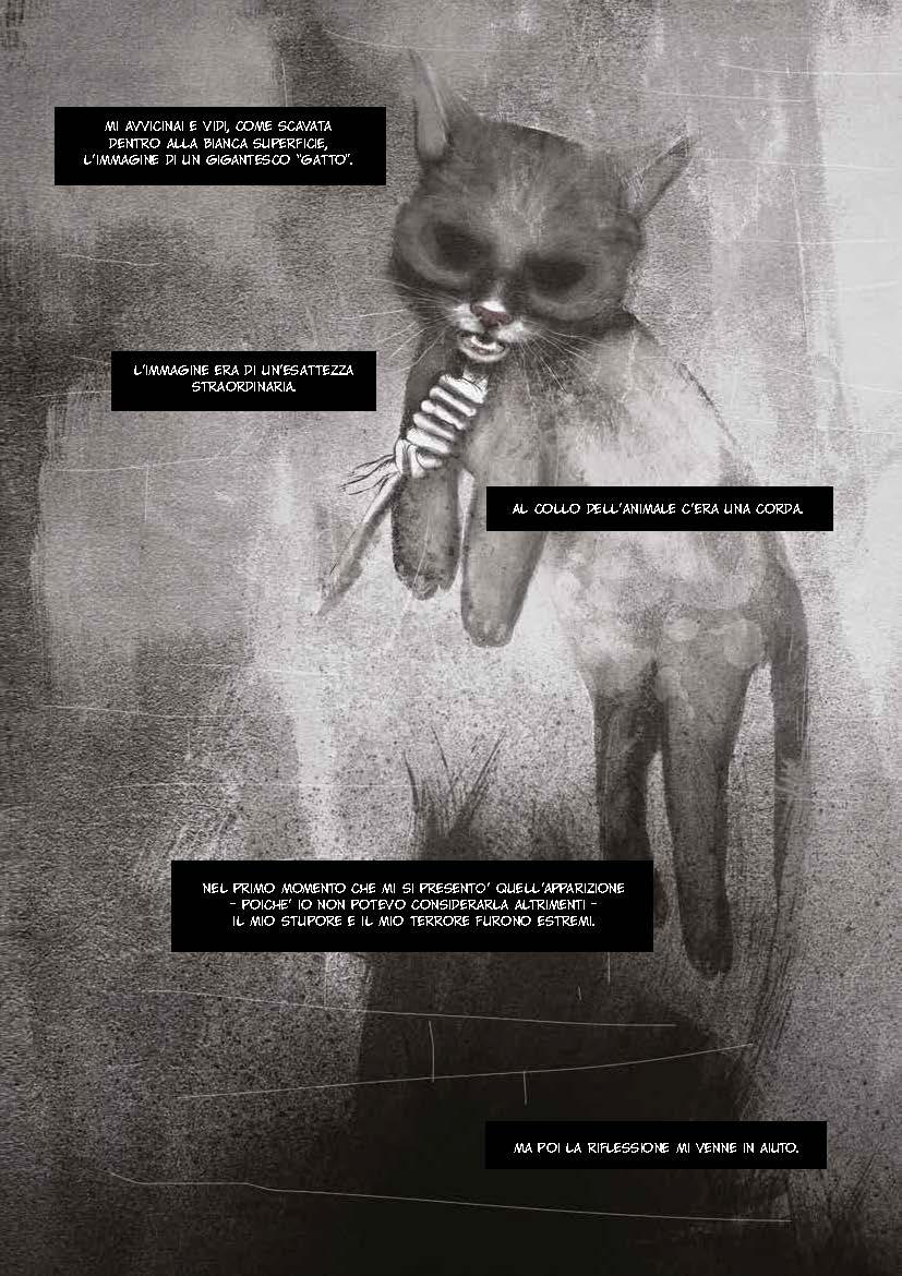 Nicola Pesce Altro The Black Cat libro brossurato horror