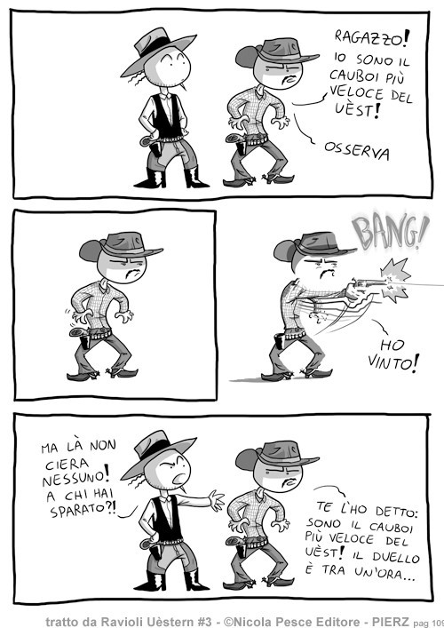 Nicola Pesce Nuvole in Tempesta Ravioli Uéstern vol. 3 fumetto