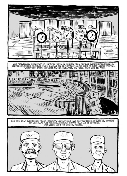 BeccoGiallo Graphic Journalism Chernobyl fumetto 128 pp b/n Parisi