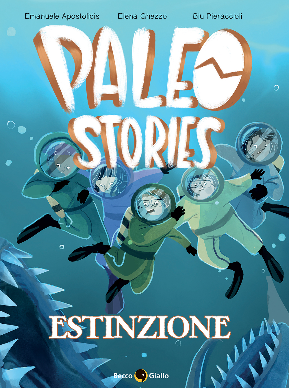 BeccoGiallo Kids Paleo Stories Estinzione fumetto 138 pp colori