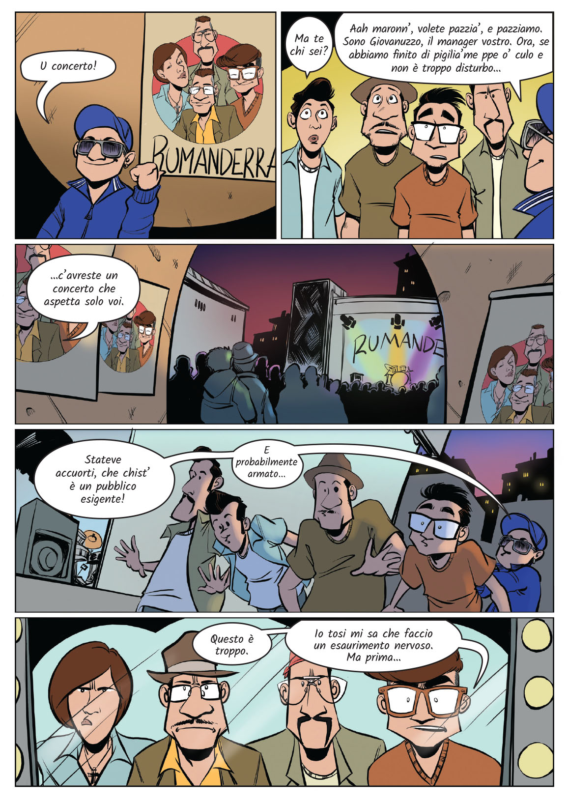 BeccoGiallo unplugged Rumatera Imbrecanati fumetto 144 pagine