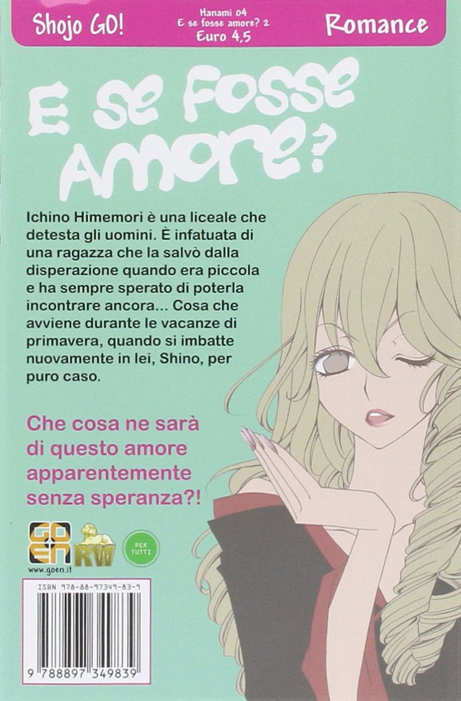 Goen Hanami Collection 4 E se fosse amore? 2 manga shojo