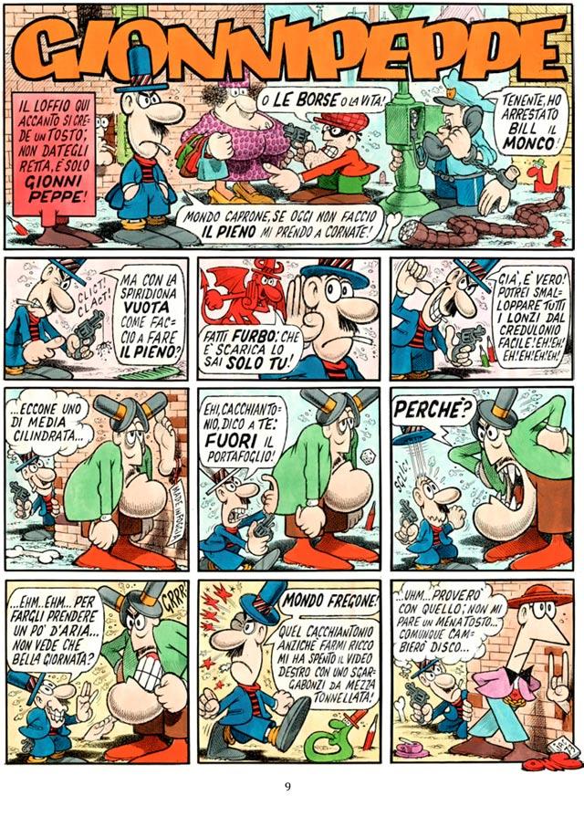Nicola Pesce Franco Caprioli Gionni Peppe Gionni Lupara fumetto