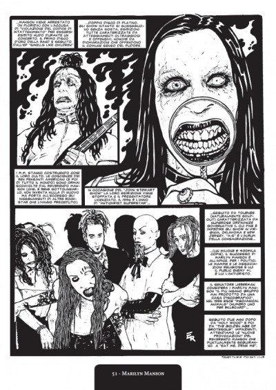 Nicola Pesce Music & Comics Storia del Metal volume brossurato