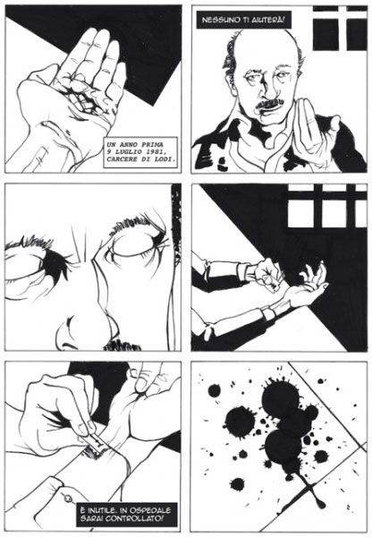 BeccoGiallo Graphic Journalism Il caso Calvi fumetto 144 pp b/n