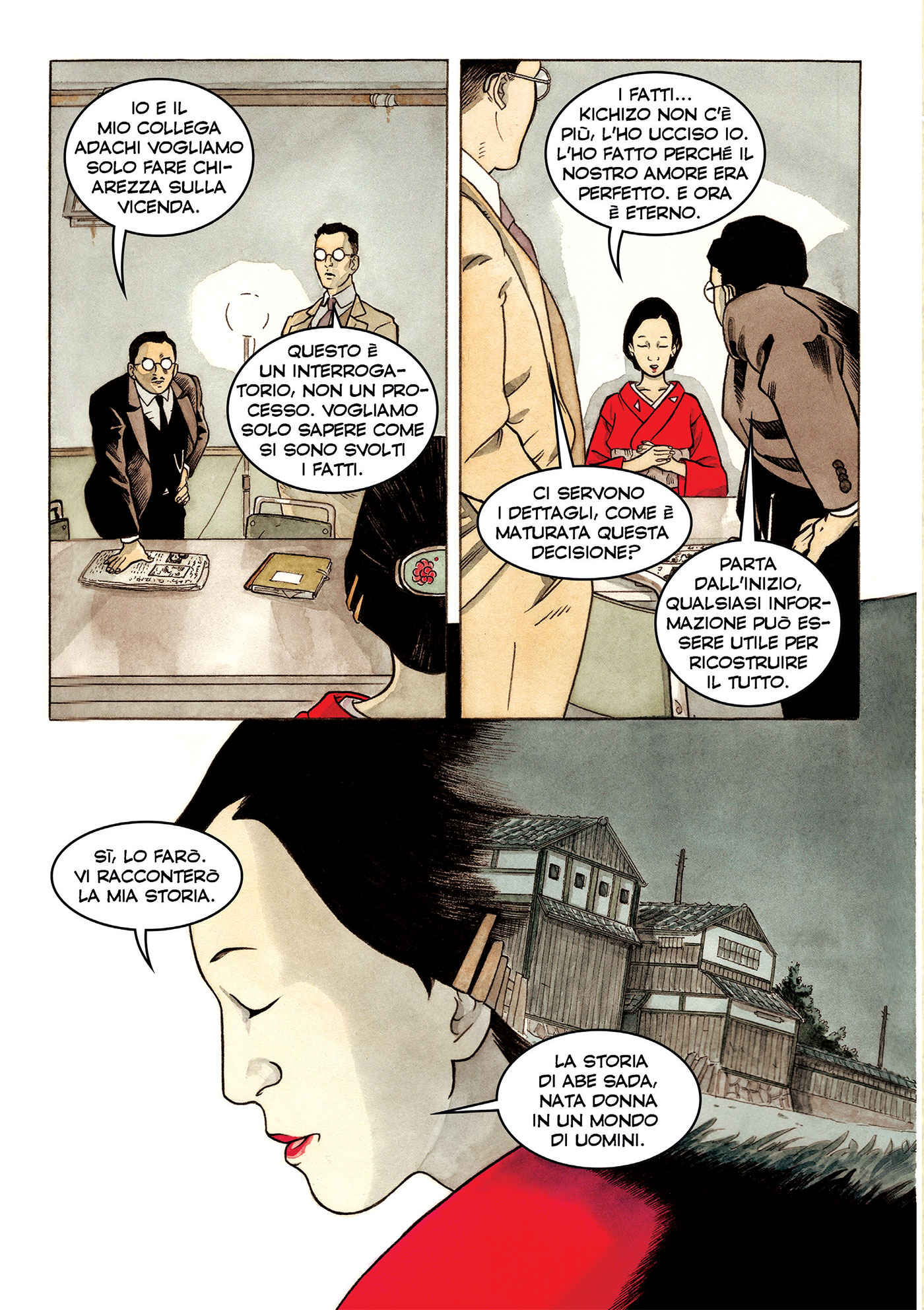 BeccoGiallo Abe Sada Il fiore osceno graphic novel brossura 128 pp