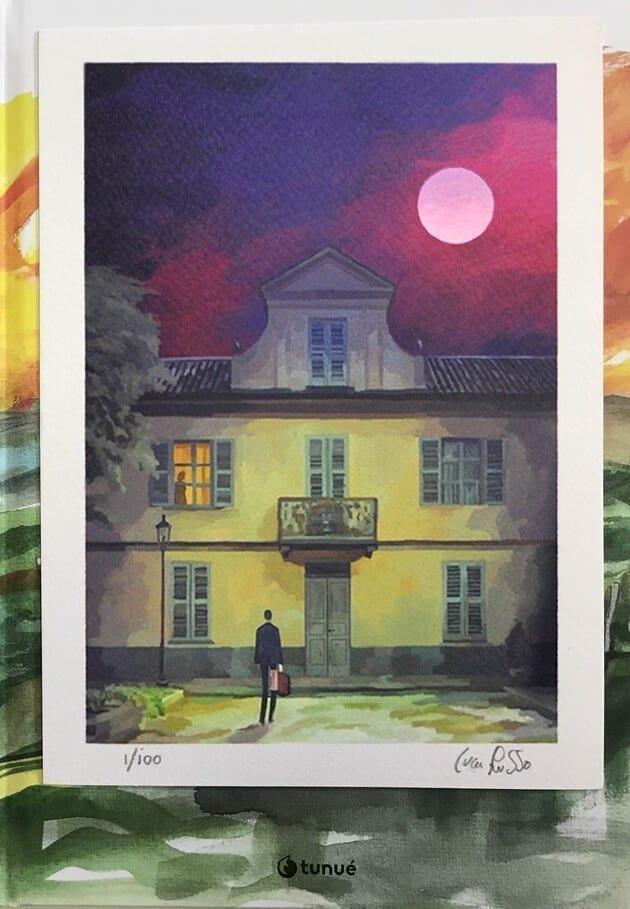 Tunuè La Luna e i Falò graphic novel + stampa firmata