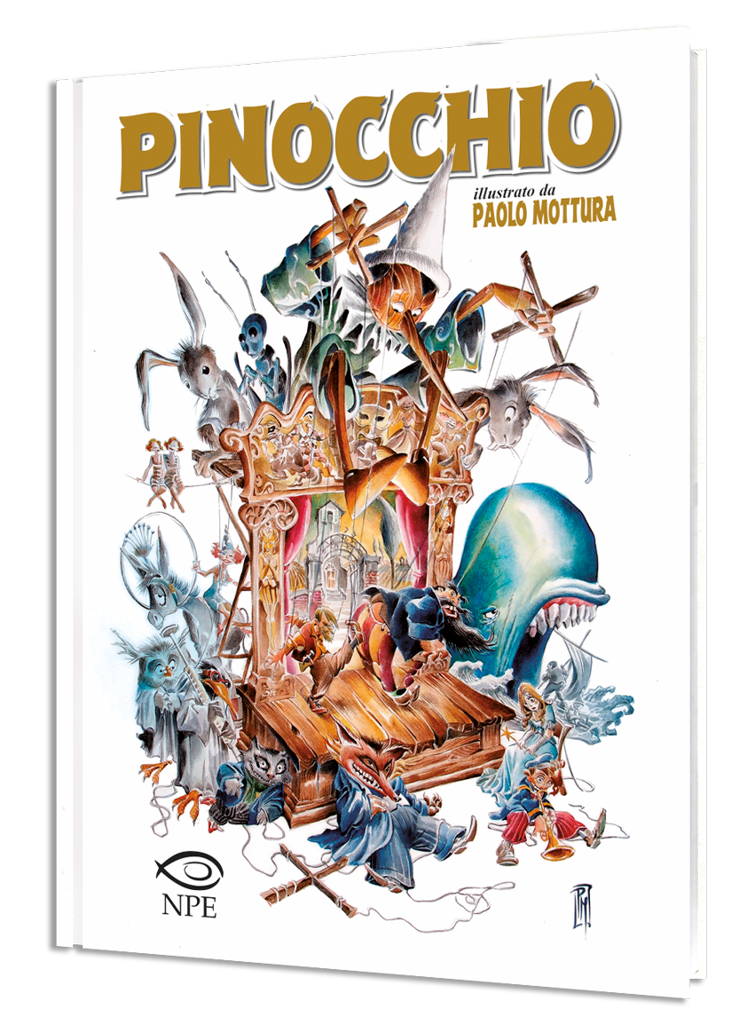 Nicola Pesce Pinocchio illustrato Mottura libro fiaba ragazzi