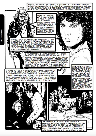 Nicola Pesce Music & Comics Storia del Rock a fumetti volume