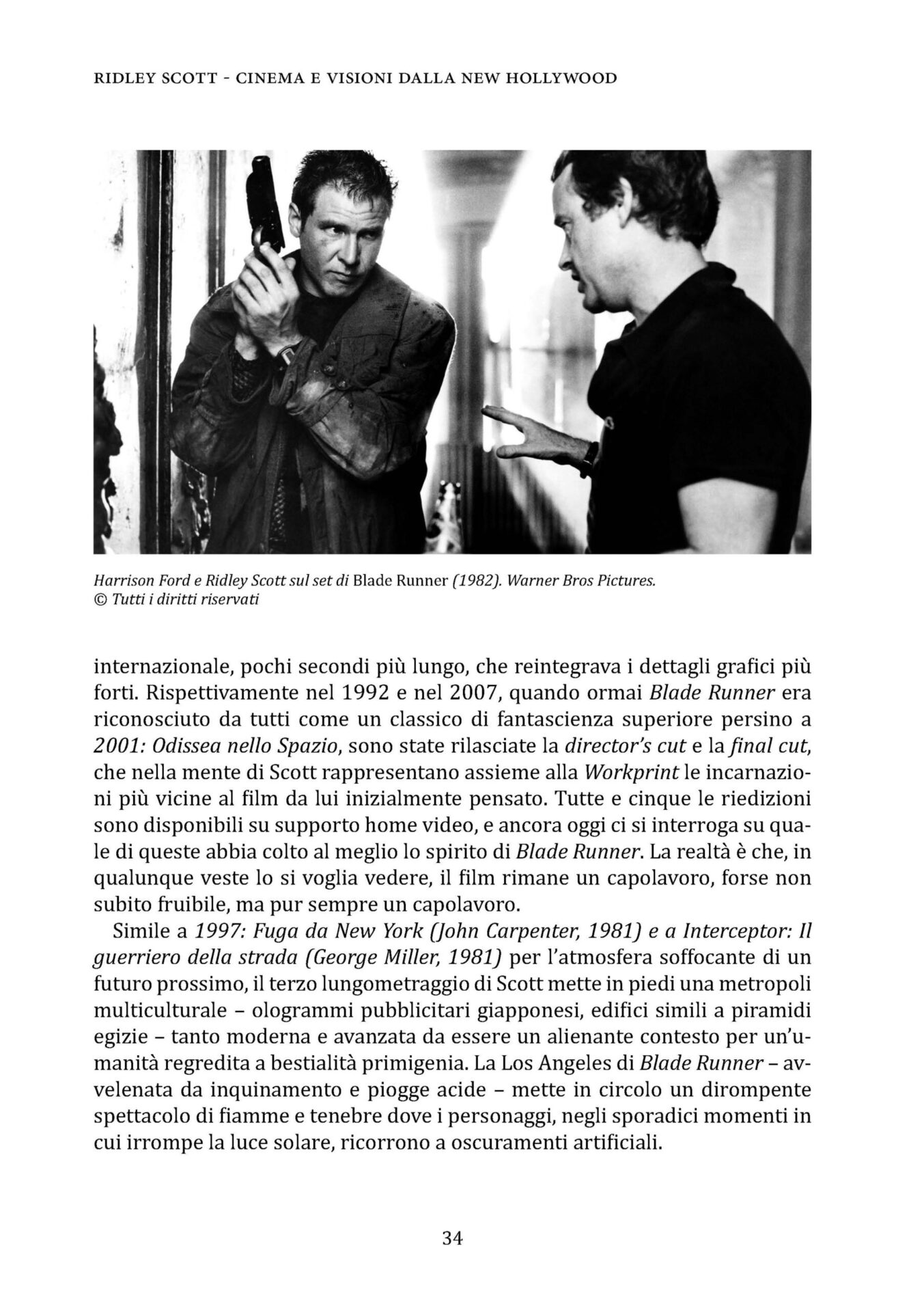 Nicola Pesce Ridley Scott Cinema e Visioni libro brossurato