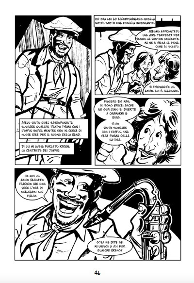 Nicola Pesce Music & Comics Bruce Springsteen Spiriti nella notte fumetto