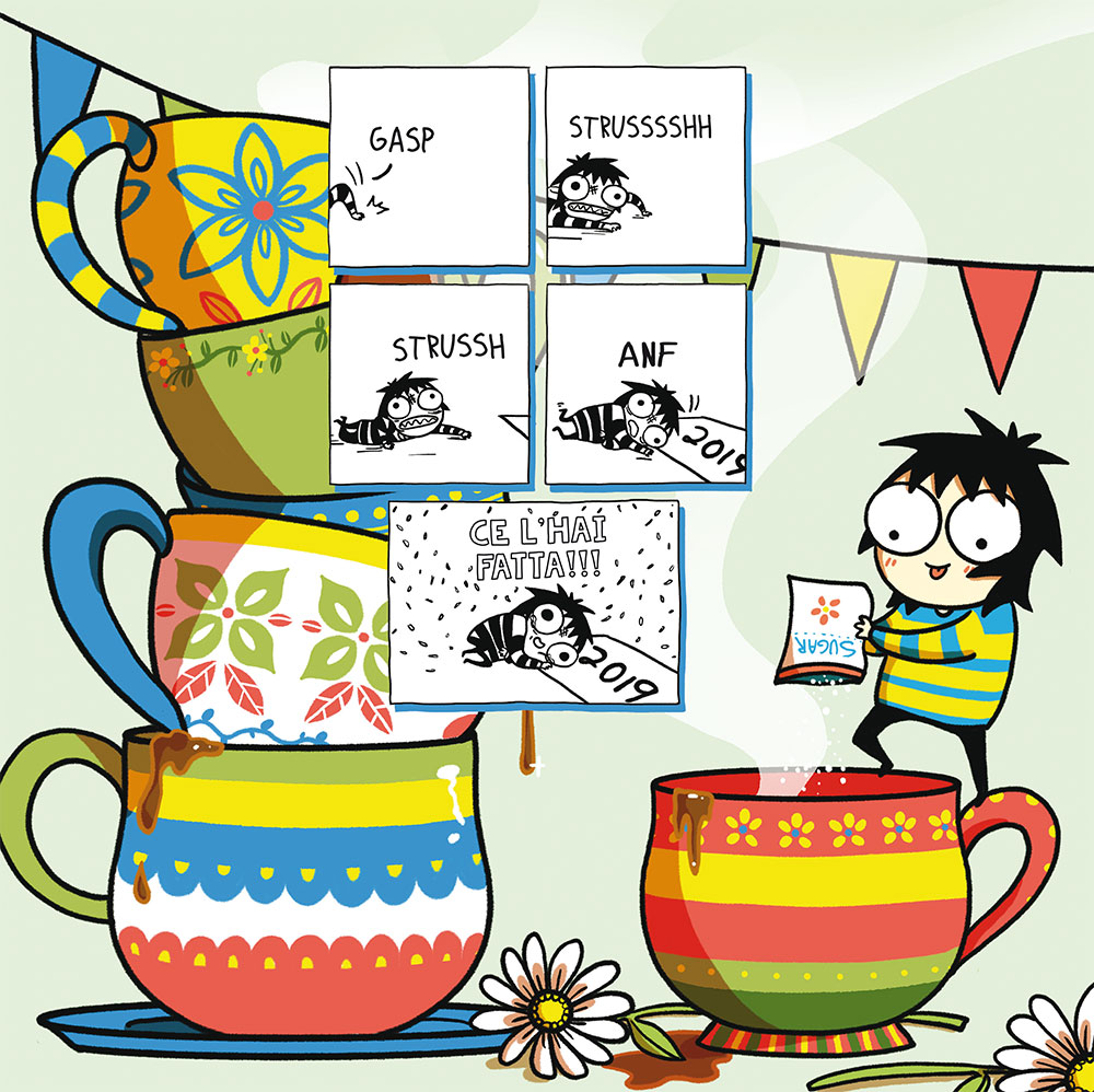 BeccoGiallo Humor Crescere, che palle! Calendario 2019 fumetto