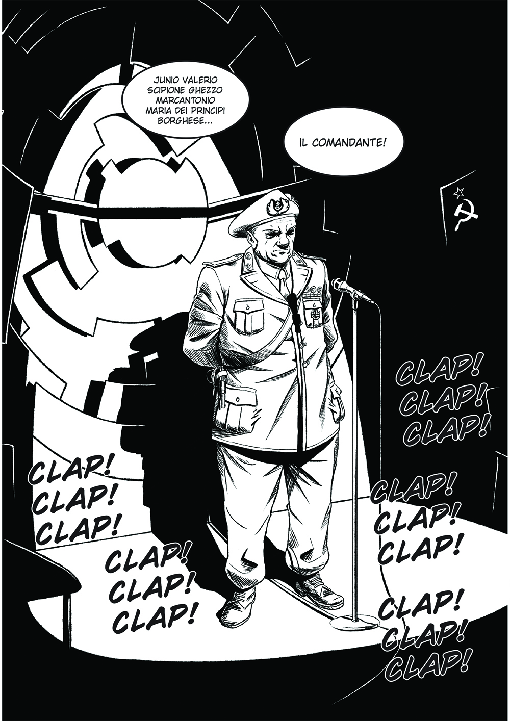 BeccoGiallo Graphic Journalism Il Golpe Borghese graphic novel bn