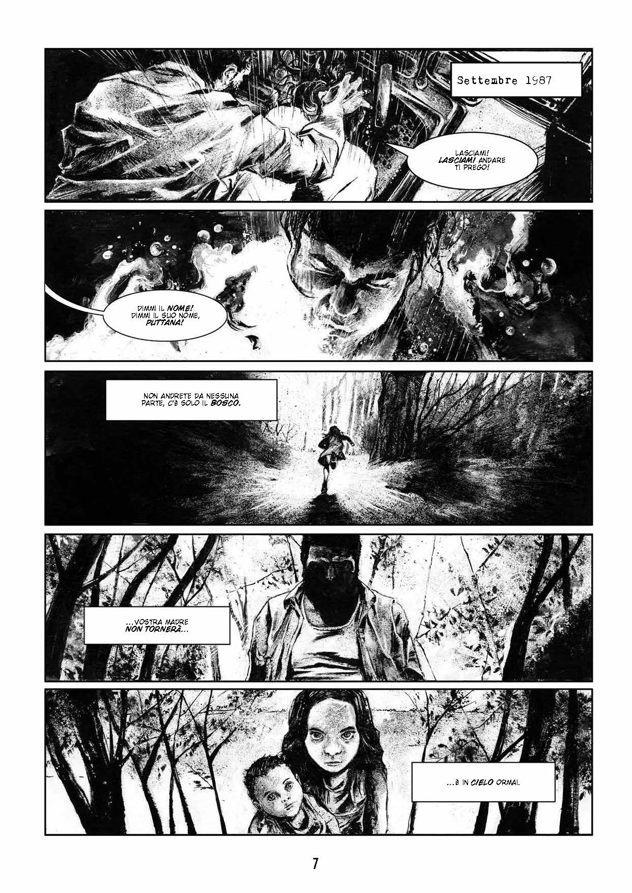 Hidden in the Woods Horror fumetto thriller brossurato