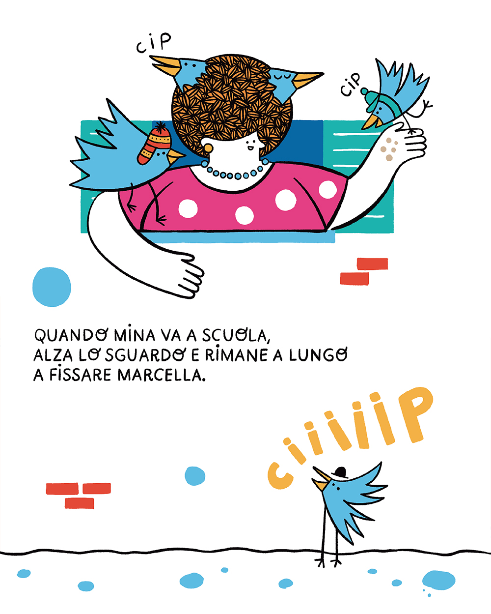 BeccoGiallo Kids Nella parrucca di Marcella fumetto cartonato