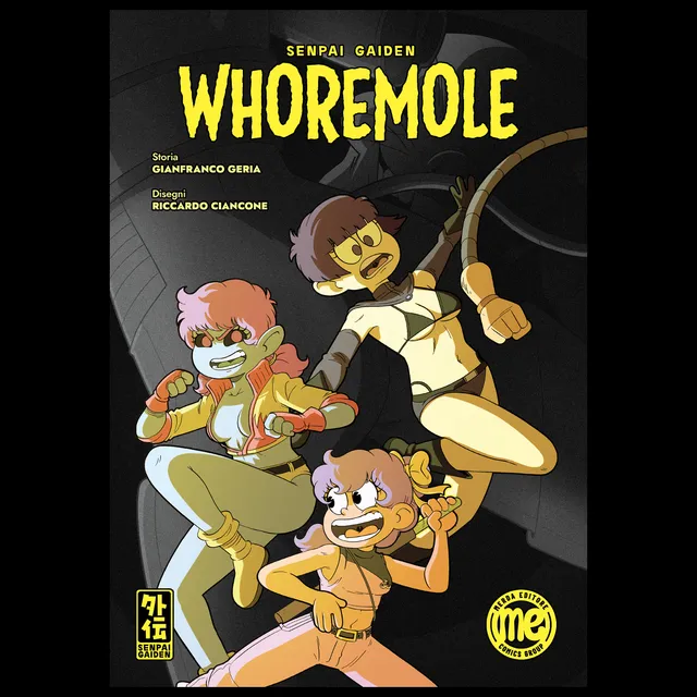 Merda Editore Senpai Gaiden Whoremole fumetto spin-off