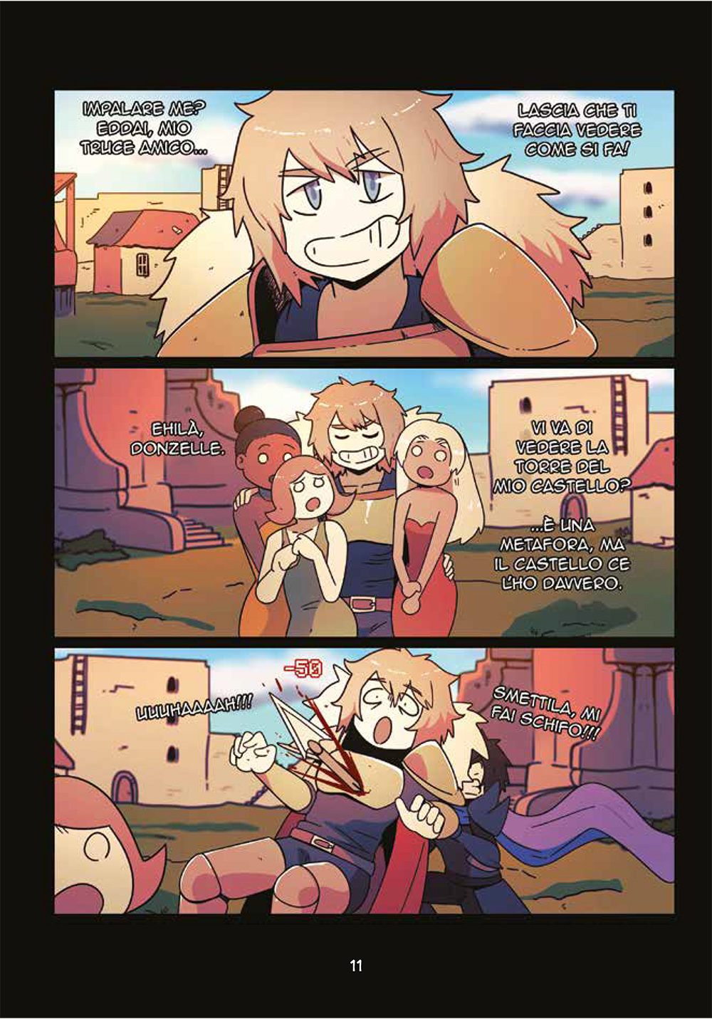 BeccoGiallo Webcomics Fantasy X Grounds fumetto 176 pp