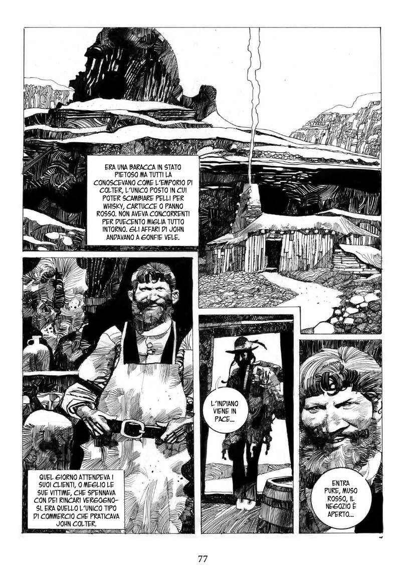 Nicola Pesce Maestri del Fumetto Colt Frontier fumetto brossurato