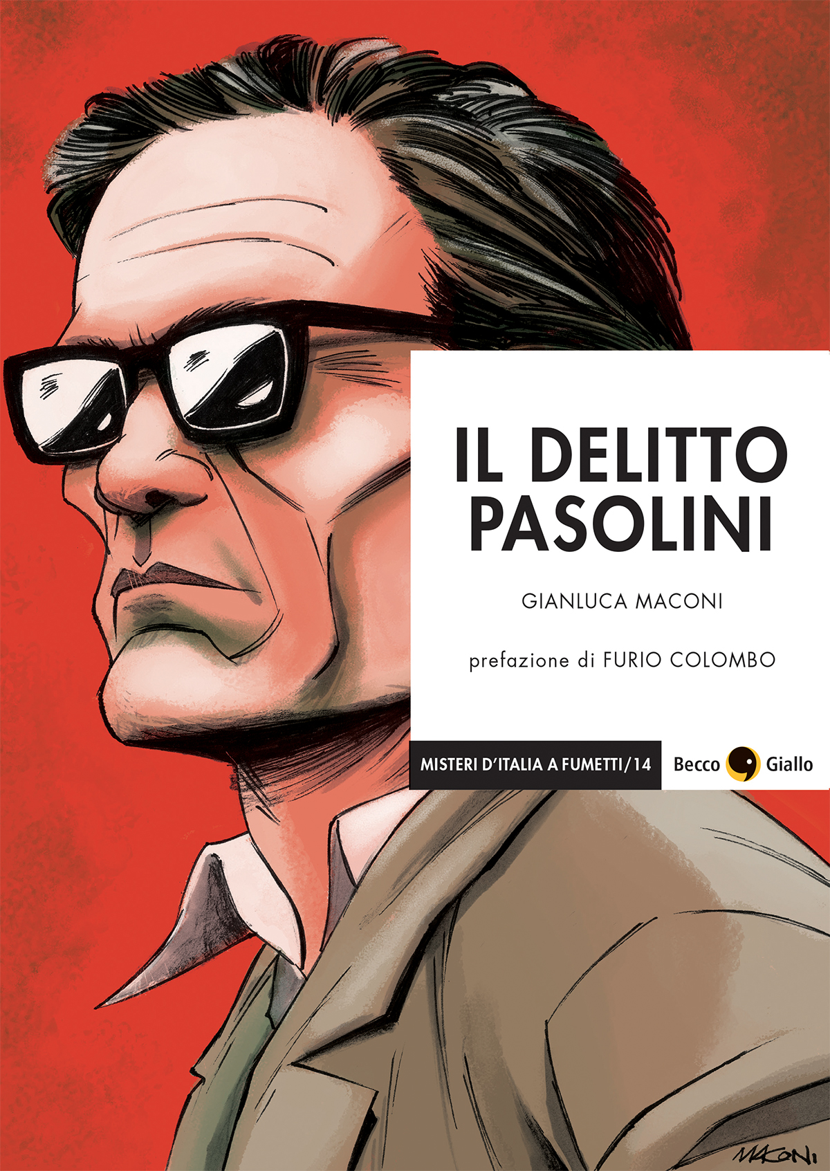 BeccoGiallo Graphic Journalism Il delitto Pasolini fumetto 128 pp