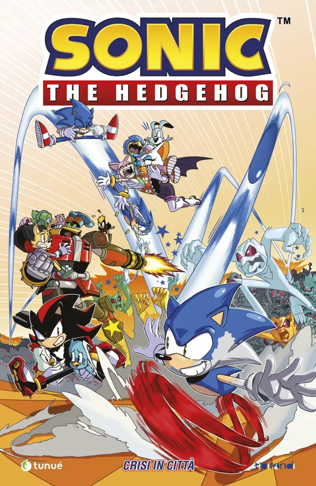 Tunué Straniera Sonic Vol.5 Crisi in città fumetto kids Zombot