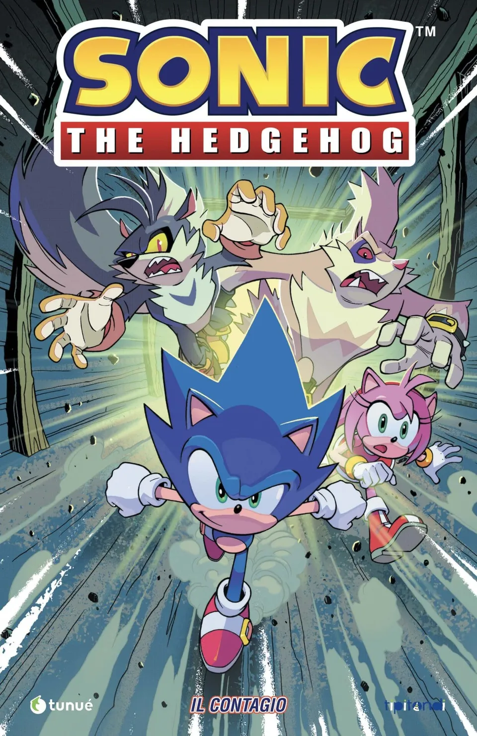 Tunué Straniera Sonic Vol.4 Il contagio fumetto ragazzi