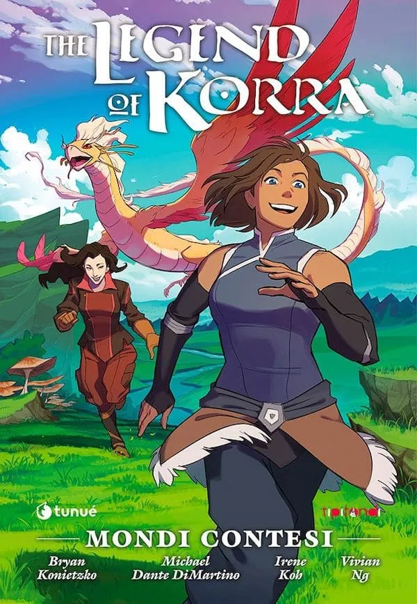 Tunué Straniera The Legend of Korra graphic novel Mondi Contesi