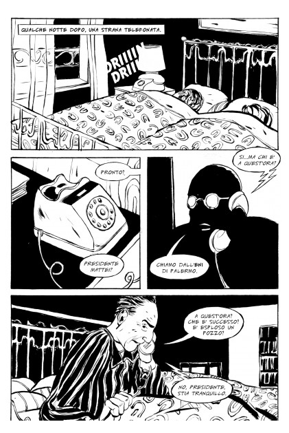 BeccoGiallo Graphic Journalism Enrico Mattei fumetto brossura b/n