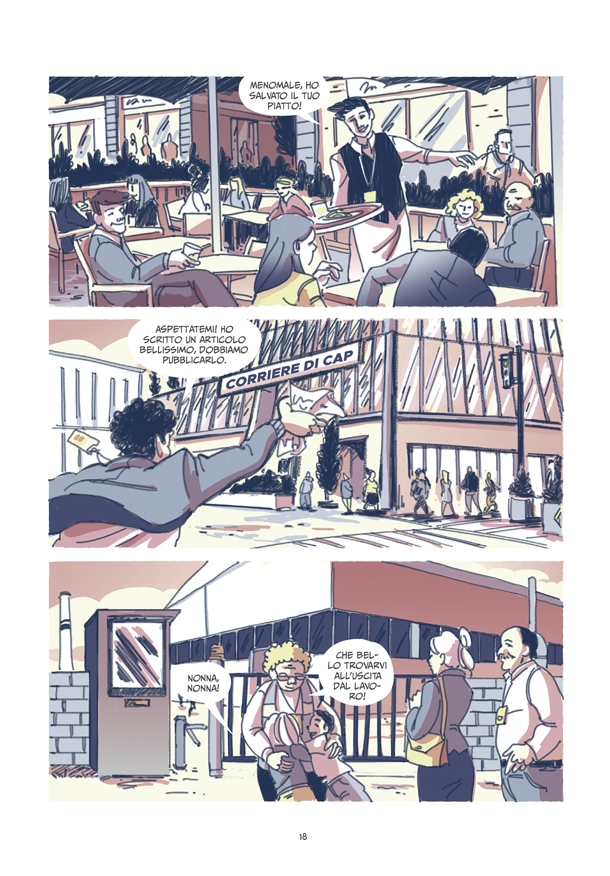 BeccoGiallo Graphic Journalism La città di CAP fumetto colori