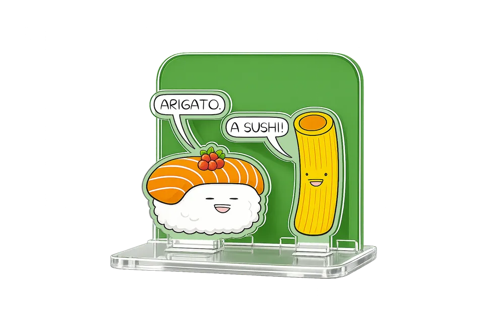 Tunuè Pera Toons Sushi playset collezione gadget